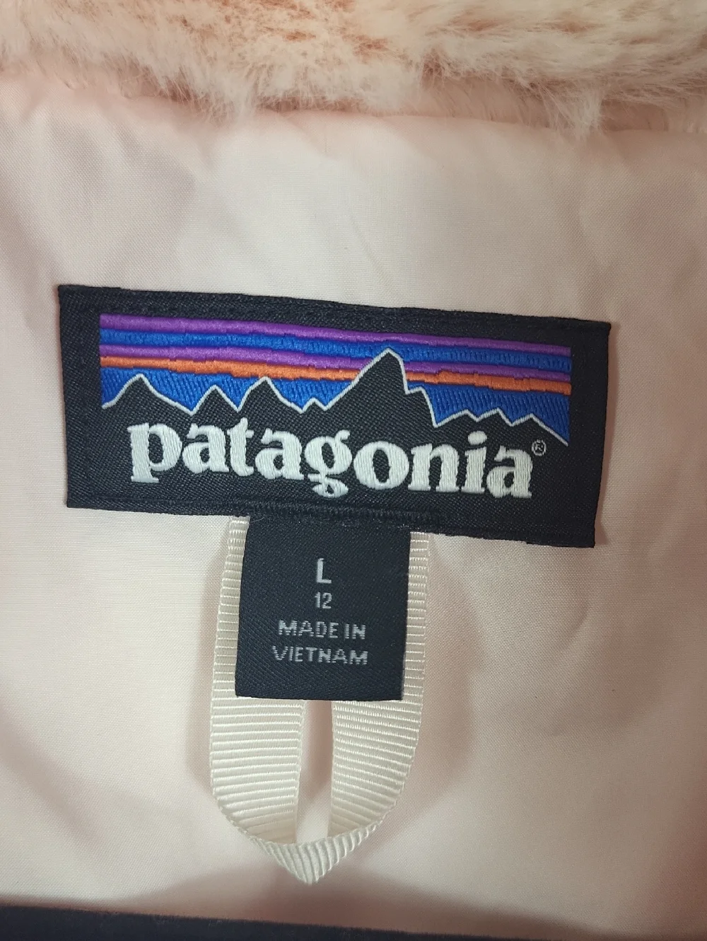 Patagonia® Worn WearGirls' Lunar Frost Jacket. Size 12 (girl)